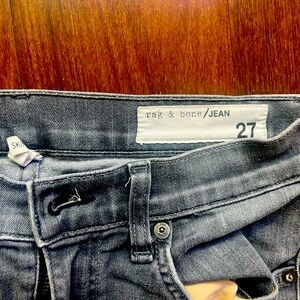 Rag and Bone skinny low rise jeans